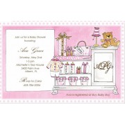 Baby Shower Invitations, Baby Room Pink, Rosanne Beck