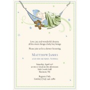 Baby Shower Invitations, Naping Boy, Bubbles N Bows