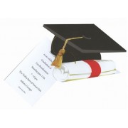 Graduation Invitations, Grad Cap, Stevie Streck