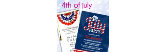 4th of July Invitations