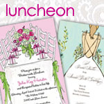 Bridal Shower Luncheon Invitations